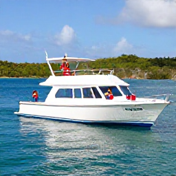 Caribbean Holidays, Antigua Family Holidays, Family-friendly boat trip on calm Caribbean waters with kids enjoying the ride and a guide