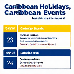 Caribbean Holidays, Caribbean Events, Overview of upcoming Caribbean events across islands, including major festivals, music, culture, and family-friendly activities.