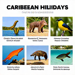 Caribbean Holidays, Caribbean Wildlife, Marine life and land wildlife sightings, with conservation areas and visitor guidelines.