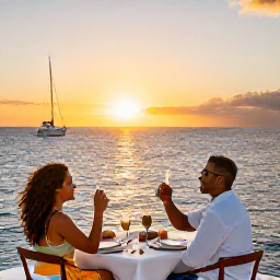 Caribbean Holidays, Couples Getaways, Sunset sailing, private dining, spa days, snorkeling, and island exploration for couples in the Caribbean.