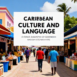 Caribbean Holidays, Culture and Language, A vibrant overview of Caribbean culture, including music, markets, festivals, and everyday life.
