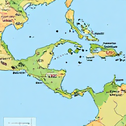 Caribbean Holidays, Time to Visit, Islands and climate zones map, showing dry and wet seasons, hurricane risk, and the best times for activities.