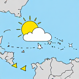 Caribbean Holidays, Weather Information, Overview of Caribbean weather: warm climate, trade winds and humidity.