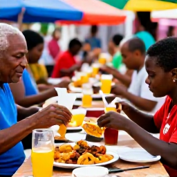 Caribbean Holidays, Food and Drink, Introduction to Caribbean food and drink, vibrant flavours, street stalls, markets, and shared meals.