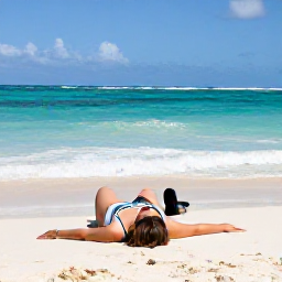 Caribbean Holidays, Beach Sunbathing, Intro to sunbathing on Caribbean beaches