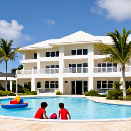 Caribbean Holidays, For Families, Family-friendly resorts and villas with kid clubs, spacious rooms, and safety features.