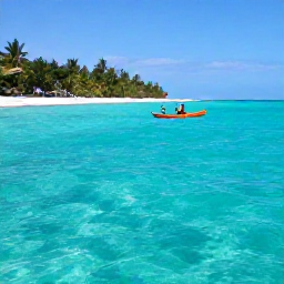 Caribbean Holidays, Active Caribbean Holidays, Travellers kayaking through calm turquoise Caribbean water beside a green coastline, with colourful fish visible below the surface