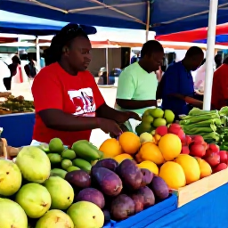 Caribbean Holidays, Active Cooking Holidays, A colourful Caribbean market with fresh tropical fruit, vegetables, spices and local vendors