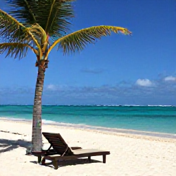 Caribbean Holidays, Adults Only Turks, Quiet adults-only resort on Grace Bay Beach in Turks and Caicos, turquoise sea, white sand, sun loungers and palm trees