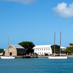 Caribbean Holidays, Antigua Adults Only, Historic Nelson's Dockyard in Antigua with restored buildings, sailing boats and visitors enjoying a sunny December day