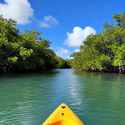 Caribbean Holidays, Antigua Adventure, A sea kayak exploring the calm turquoise waters and mangrove channels of Antigua on a sunny October morning