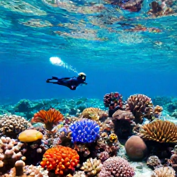 Caribbean Holidays, Antigua Adventure Holidays, Snorkeller exploring a colourful coral reef in clear Caribbean water near Antigua