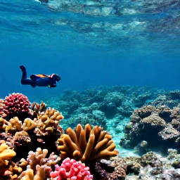 Caribbean Holidays, Antigua Adventure, Snorkellers exploring a colourful coral reef in clear Caribbean water near Antigua