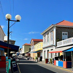 Caribbean Holidays, Antigua December, Colourful historic streets and stone buildings in St John&rsquo;s, Antigua, with market stalls and Caribbean sunlight, authentic travel photography
