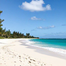 Caribbean Holidays, Antigua Instagram Spots, A bright July morning overlooking turquoise water and white sand at a scenic Antigua beach, ideal for travel photography