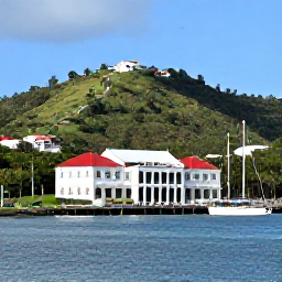 Caribbean Holidays, Antigua July Holidays, Historic Nelson's Dockyard in Antigua with restored Georgian buildings, sailing boats and green hills in the background
