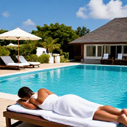 Caribbean Holidays, Antigua Luxury Holidays, Couple enjoying a peaceful spa treatment and quiet pool area at a luxury resort in Antigua