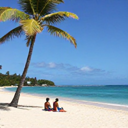 Caribbean Holidays, Antigua March Holidays, Adults-only couple relaxing on a quiet white-sand beach in Antigua, turquoise sea and swaying palms