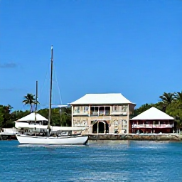Caribbean Holidays, Antigua May Holidays, Historic Nelson's Dockyard in Antigua with restored Georgian buildings, sailing boats and visitors walking beside the waterfront