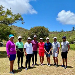 Caribbean Holidays, Antigua Nature Holidays, A friendly local guide leading a small group through Antigua&rsquo;s natural scenery on a bright December day