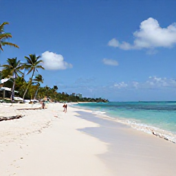 Caribbean Holidays, Antigua September Holidays, A wide sandy beach in Antigua with calm turquoise water, palm trees and a relaxed all-inclusive holiday atmosphere