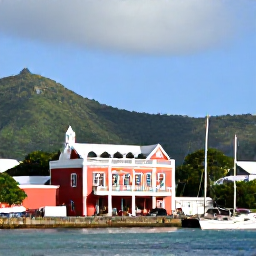 Caribbean Holidays, Antigua Solo Holidays, Historic Nelson's Dockyard in Antigua with restored Georgian buildings, sailing boats and green hills in the background