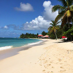 Caribbean Holidays, Antigua Walking Holidays, A peaceful sandy beach and coastal path near a Caribbean village on Antigua
