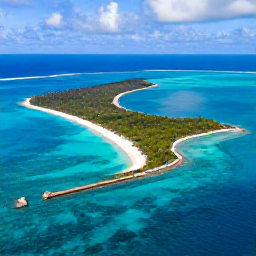 Caribbean Holidays, April Adults Only, Aerial view of turquoise sea, white beaches and green islands in Turks and Caicos under bright April sunshine