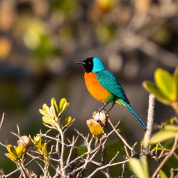 Caribbean Holidays, April Birdwatching, Colourful Caribbean songbird perched in dry tropical scrub on Saint Barth&eacute;lemy, with soft morning sunlight