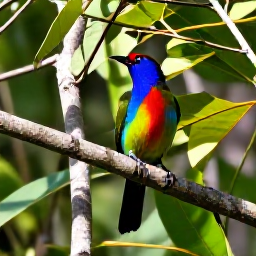 Caribbean Holidays, April Birdwatching, Colourful Saint Lucian birds perched in lush rainforest foliage during a bright April morning