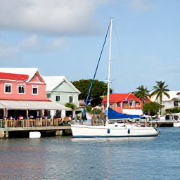 Caribbean Holidays, April Culture Holidays, Gustavia harbour in April with sailing boats, pastel buildings, outdoor caf&eacute;s and visitors exploring the waterfront