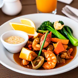 Caribbean Holidays, April Culture Holidays, Local Caribbean meal with fresh seafood, island vegetables and traditional dishes served at a relaxed restaurant in Saint Kitts