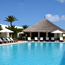 Caribbean Holidays, April Cura&ccedil;ao, Adults relaxing beside a calm turquoise swimming pool at an adults-only resort in Cura&ccedil;ao, bright April sunshine