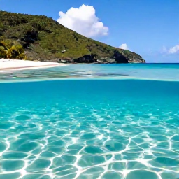Caribbean Holidays, April Instagram Hotspots, Trunk Bay on Saint John with clear turquoise sea, white sand, green hills and underwater snorkelling trail atmosphere