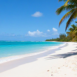 Caribbean Holidays, April Instagram Spots, Bright turquoise sea and white sand at Grace Bay Beach in Turks and Caicos on a sunny April morning