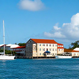 Caribbean Holidays, April Luxury Holidays, Historic Nelson&rsquo;s Dockyard in Antigua with restored stone buildings, yachts and sunny blue skies