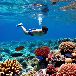 Caribbean Holidays, April Solo Holidays, A snorkeller discovering colourful coral and tropical fish in clear shallow water near a British Virgin Islands beach