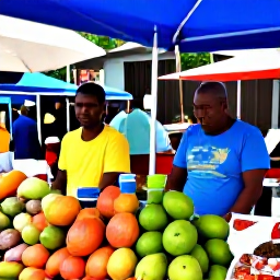 Caribbean Holidays, April Solo Holidays, Colourful Saint Lucia street market with fresh tropical fruit, spices and friendly local traders