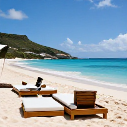 Caribbean Holidays, April Spa Breaks, A calm luxury spa beside a turquoise Caribbean beach on Saint Barth&eacute;lemy in April