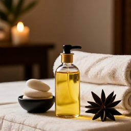 Caribbean Holidays, April Spa Breaks, A close-up view of a Bahamian spa treatment using natural oils, warm towels and tropical ingredients in a calm, elegant room