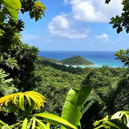 Caribbean Holidays, April Tours, Guided walking tour through lush tropical forest and coastal viewpoints on St John, United States Virgin Islands