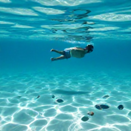 Caribbean Holidays, Aruba Beach Holidays, Visitors snorkelling in clear turquoise water near Aruba, colourful fish and coral visible beneath the surface