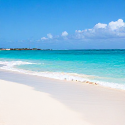Caribbean Holidays, Aruba Beach Holidays, Wide sandy beach in Aruba in May, turquoise Caribbean Sea, bright sunshine, relaxed holiday atmosphere