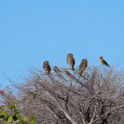 Caribbean Holidays, Aruba Birdwatching, Aruban burrowing owls and colourful songbirds among dry cactus scrub under bright blue skies