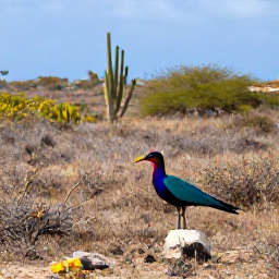 Caribbean Holidays, Aruba Birdwatching Holidays, Colourful Caribbean birds among cacti and scrub in Aruba's dry countryside