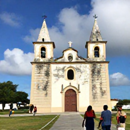 Caribbean Holidays, Aruba Culture Holidays, Quiet Aruban heritage site near an old chapel and rugged landscape, with visitors learning about the island&rsquo;s history
