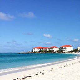 Caribbean Holidays, Aruba February Holidays, Luxury beachfront resort in Aruba during February, with white sand, turquoise sea and bright blue sky