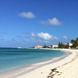 Caribbean Holidays, Aruba in January, Sunny Eagle Beach in Aruba with calm turquoise water, white sand and palm trees in January