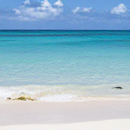 Caribbean Holidays, Aruba Nature Holidays, A quiet Aruba beach with clear shallow water, pale sand and a snorkeller viewing colourful fish near the shore