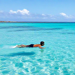 Caribbean Holidays, Aruba Solo December, Solo traveller snorkelling above clear turquoise water near Aruba, colourful fish and a calm Caribbean beach